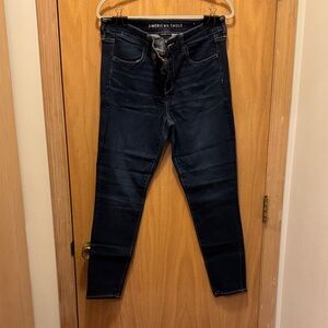 American Eagle Dark Blue Stretch Jeans